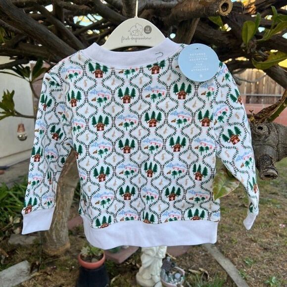 Hill House 12-18 months Baby Infant The Tiny Teddy Crewneck Sweatshirt - Picture 5 of 5